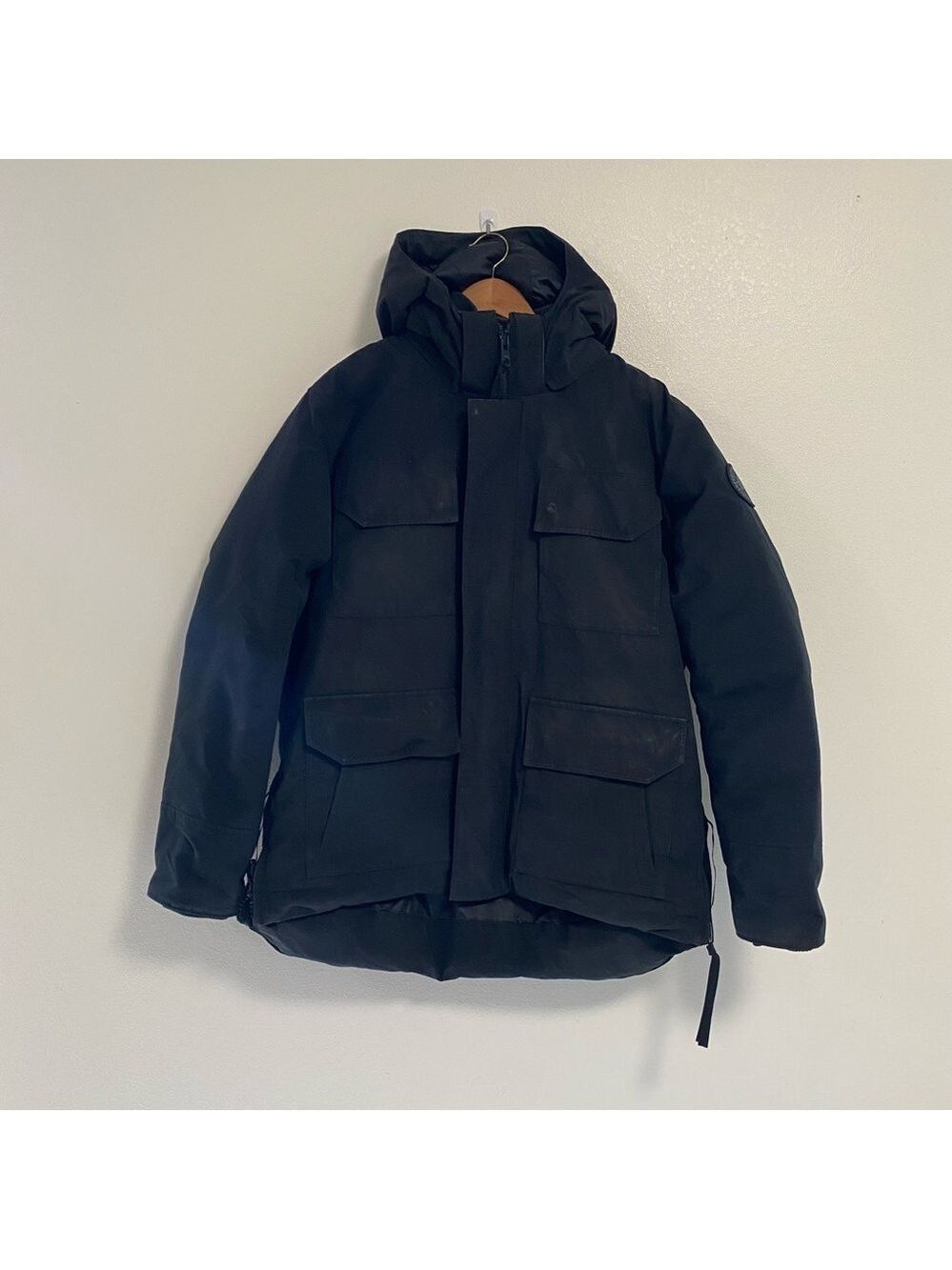 Canada Goose Parka Men’s Size 2XL Black Down Maitland Parka Jacket Black Label